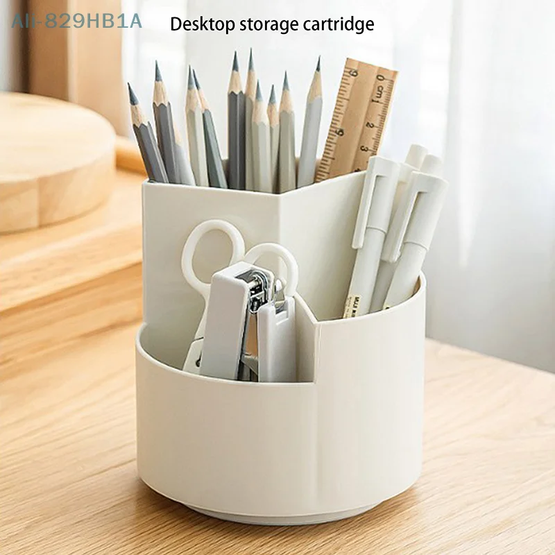 Multifuncional Rotating Multifuncional Storage, Divisão e Layering Pencil, Office Desktop, Ferramentas de beleza, Artigos de papelaria