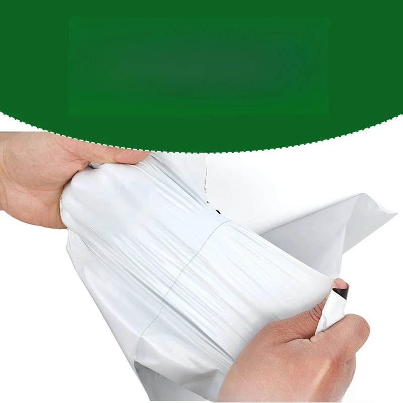 Thickened White Self Adhesive Express Bags Waterproof Plastic Mailing Pouches E-commerce Logistics Packaging Delivery Bags