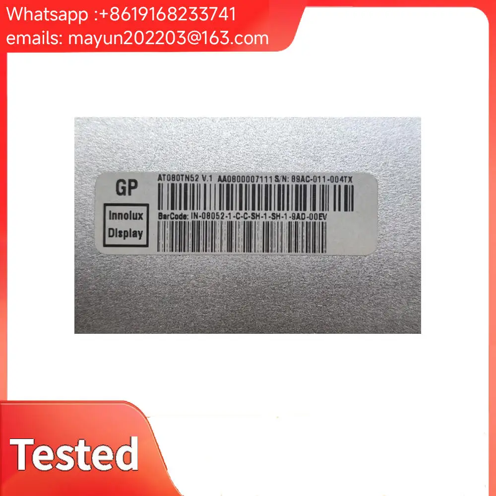Original Tested AT080TN52 V1 V.1 industrial display screen LCD TFT