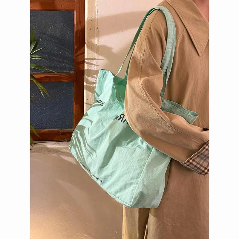 2025 حقيبة حمل قماشية كبيرة الحجم - نمط كسول كاجوال، حقيبة كتف متعددة الاستخدامات
