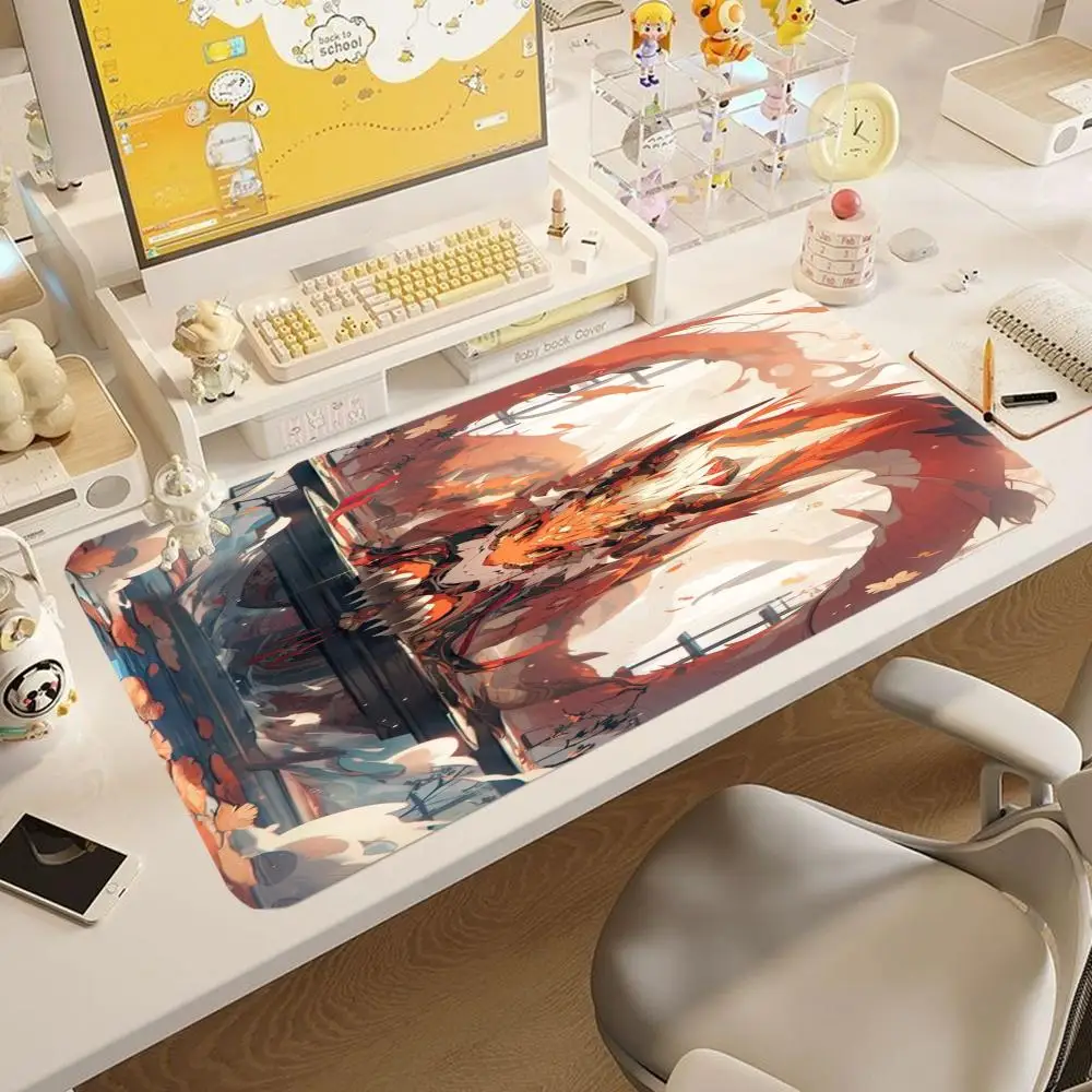 Mauspad Computer Chinesische Anime Tastatur Pad Büro Laptop Gaming Zubehör Mousepad HD Print Gamer Schreibtisch Matte