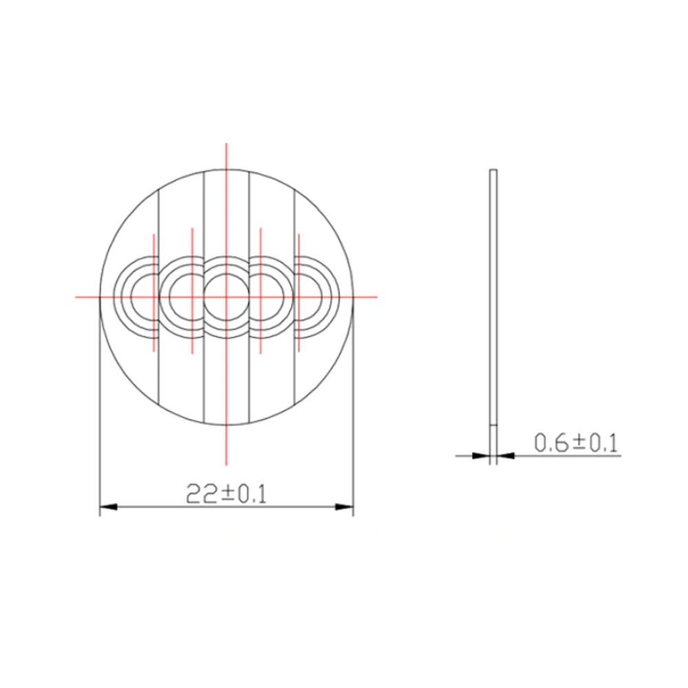 Fresnel lens Infrared induction 45° induction angle 30M distance PIR lens high sensitivity Infrared sensing of human body