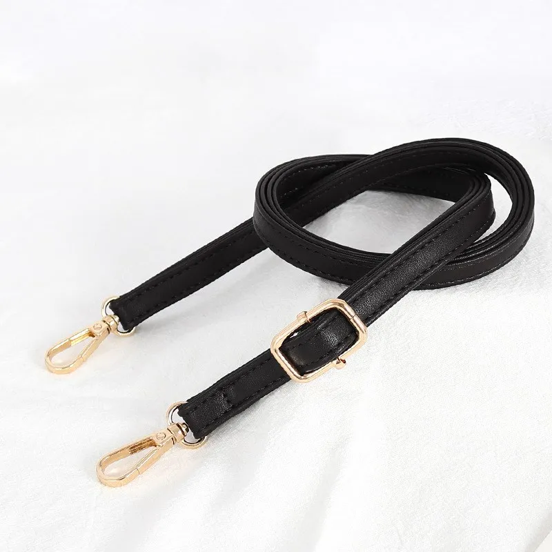 Fashion Adjustable Bag Handle For Women PU Leather Solid Color Shoulder Handbag Messenger Belt Diy Bag Parts Accessories