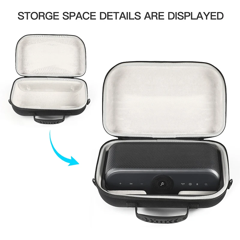 ZOPRORE هارد إيفا حقيبة حمل للسفر ل أنكر ساوندكور موشن X600 المحمولة بلوتوث المتكلم 50 واط الصوت مكبرات الصوت اللاسلكية