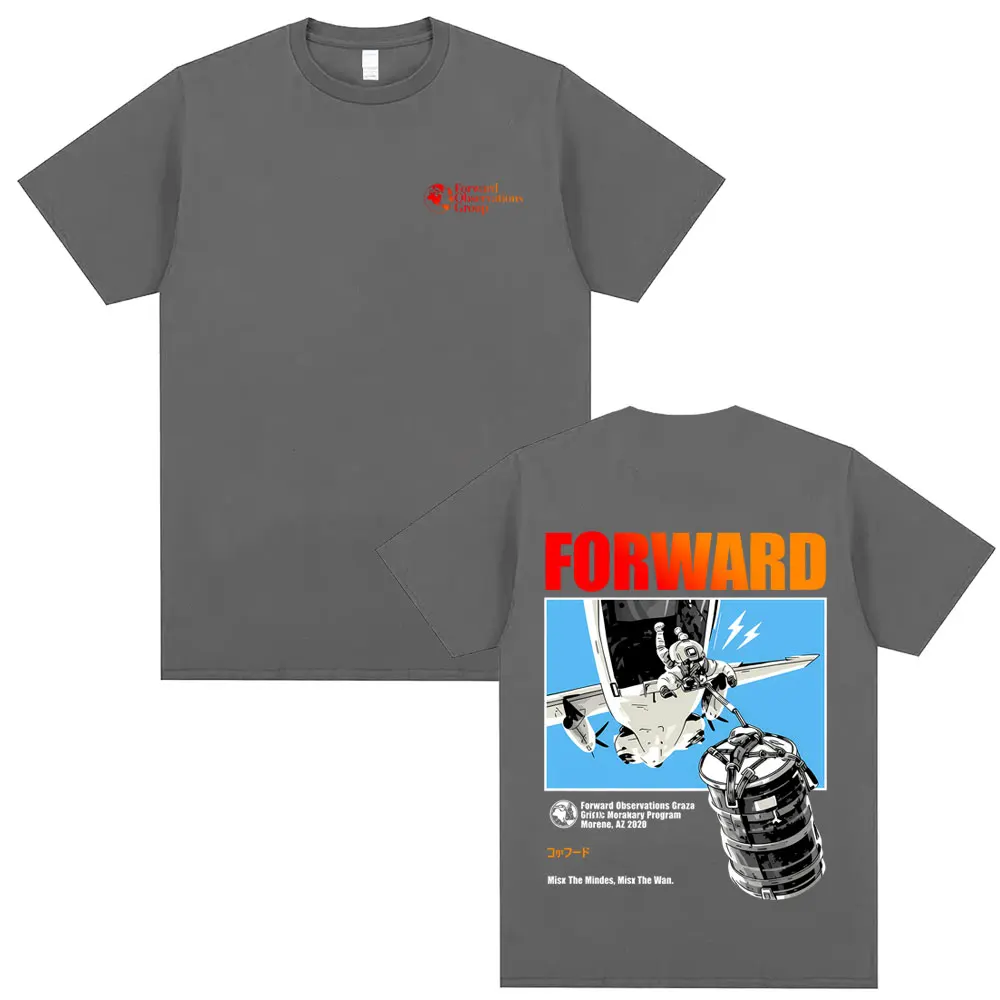 Forward Observations Group T-shirt Skeleton Graphic T Shirts Men Women Fashion Oversized Streetwear Male Soft Cotton Tshirt Tops