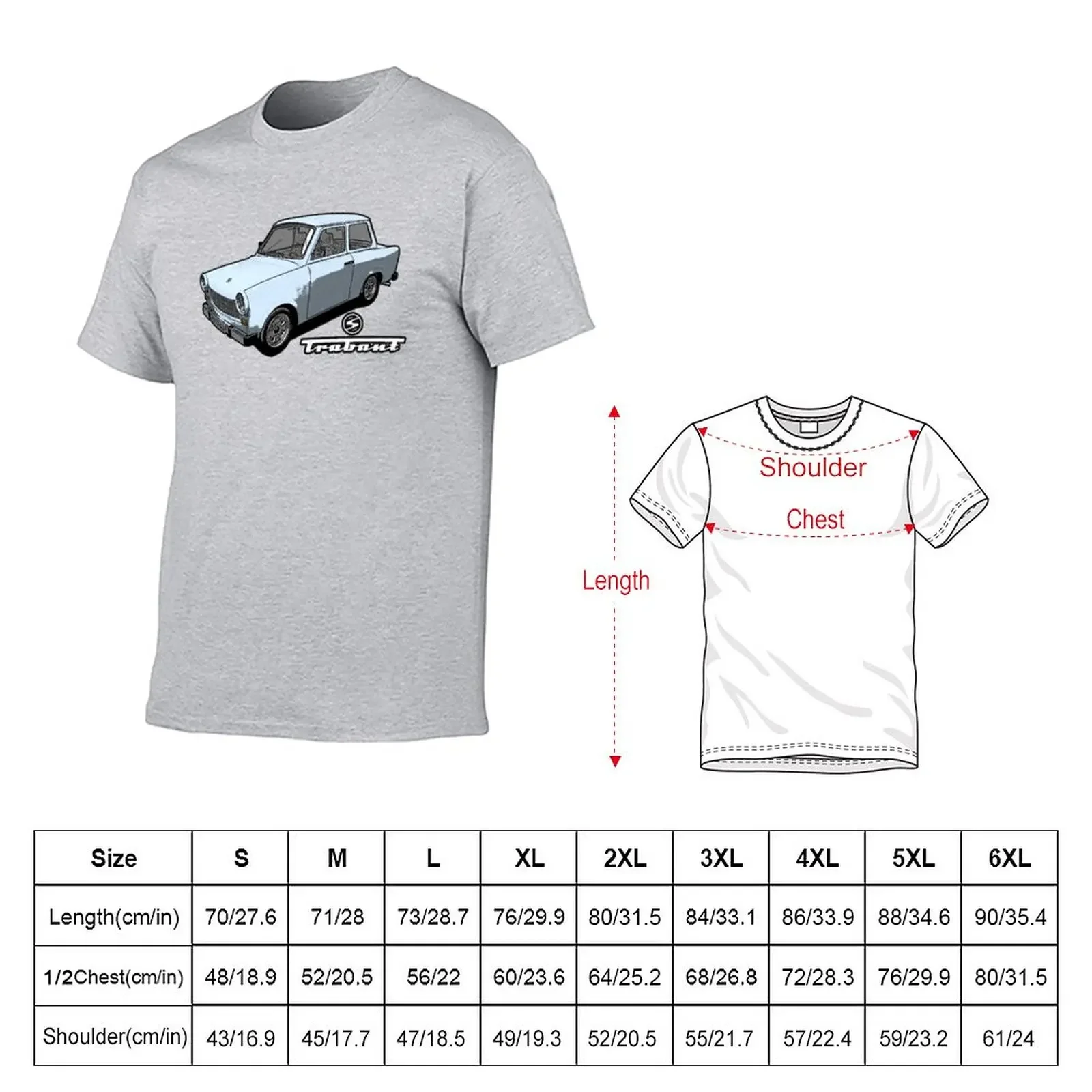 New Trabant T-Shir funny  shir blank  shirs anime clohes new ediion  shir Men's coon -shir