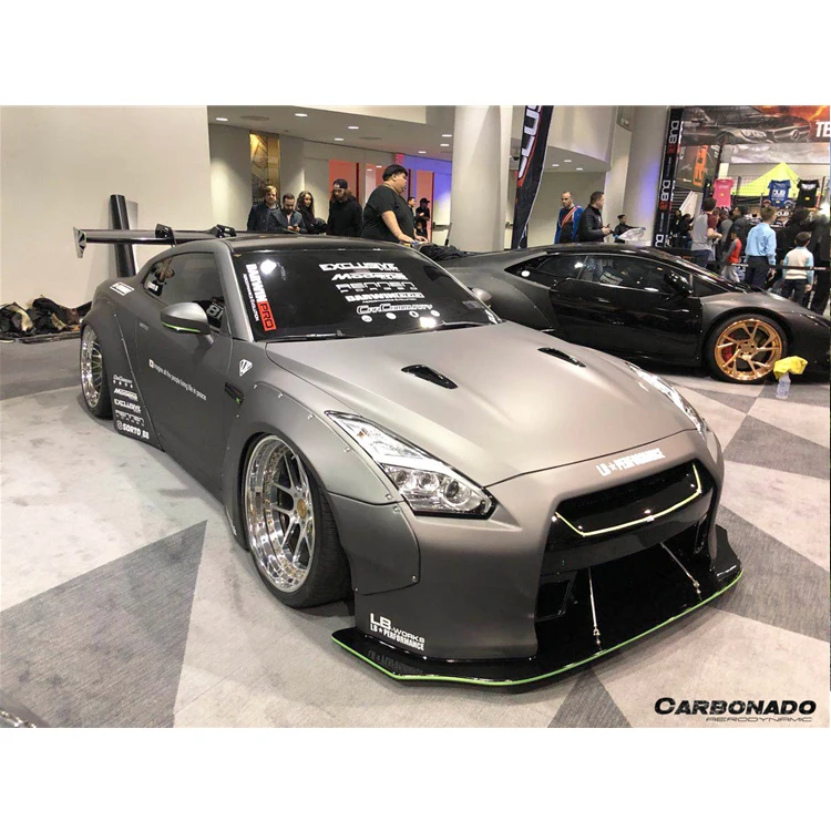 B Style Carbon Fiber Body Kit ForNissan GTR R35