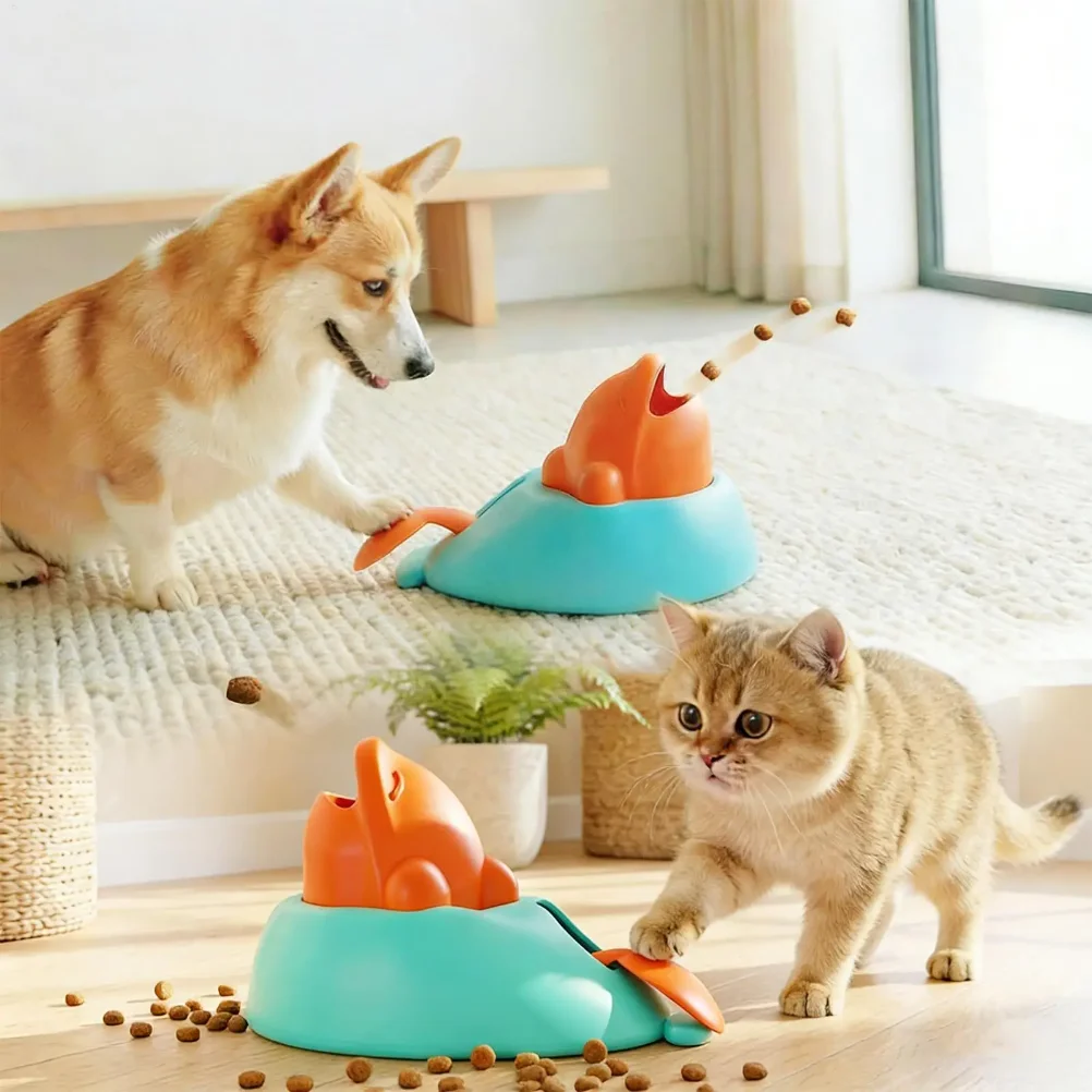 

Pet Treat Dispenser interactive toys educational training device pet feeding device puppy leaking toys for Dogs Training