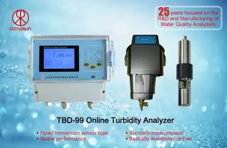 جهاز إرسال التعكر المائي الرقمي عبر الإنترنت للصناعات مع 4-20 مللي أمبير RS485 #6