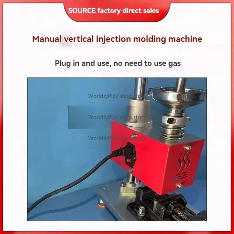 Maszyna do formowania wtryskowego ręcznego 10g, próbka laboratoryjna, maszyna do formowania tworzyw sztucznych, elektryczna wytłaczarka do gumy