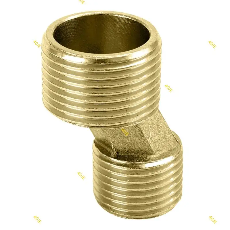 

40je латунный душевой смеситель, угол, соединение, легко установить латунный кран для душа для точной регулировки горячей и воды