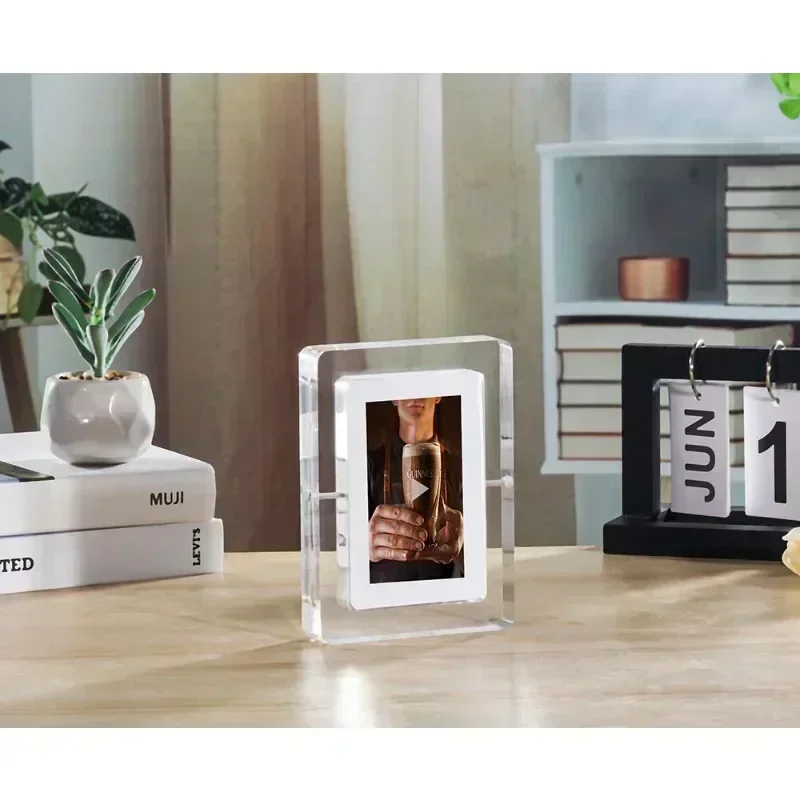 4.3 inch Acrylic Gift Digital Photo Frame IPS Screen Electronic Album Transparent High-end Art LCD Digital  Picture