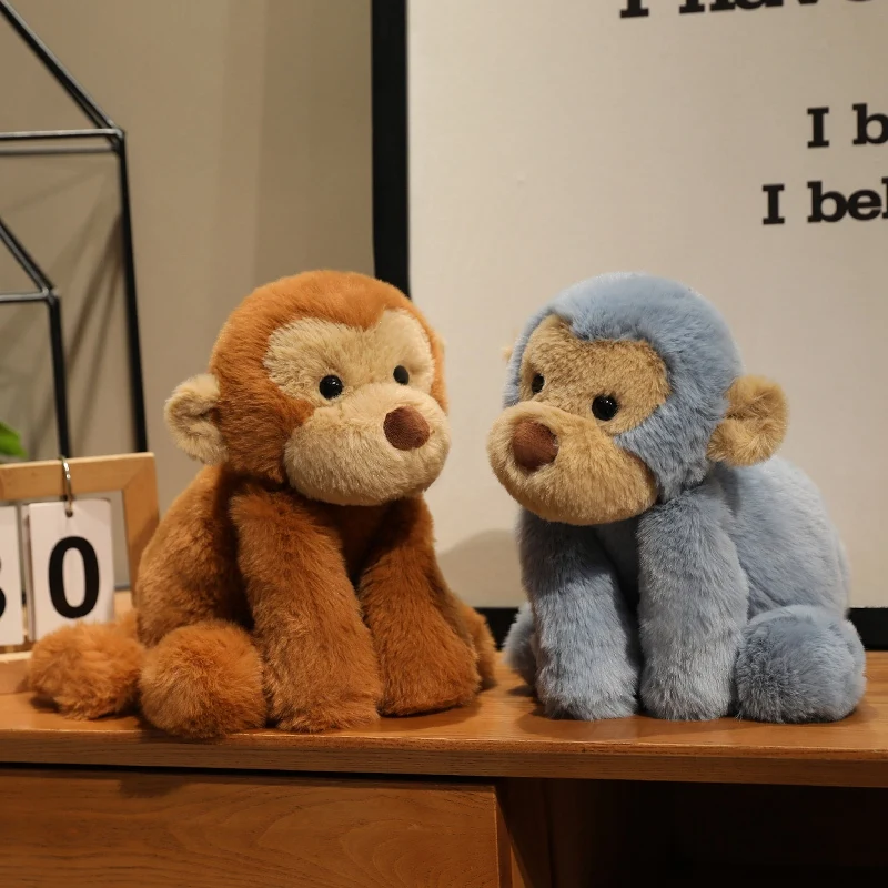 

1Pc 40cm Lovely Monkey Plush Toy Stuffed Soft Animal Monkey Dolls Appease Toy for Birthday Valentine's Gift