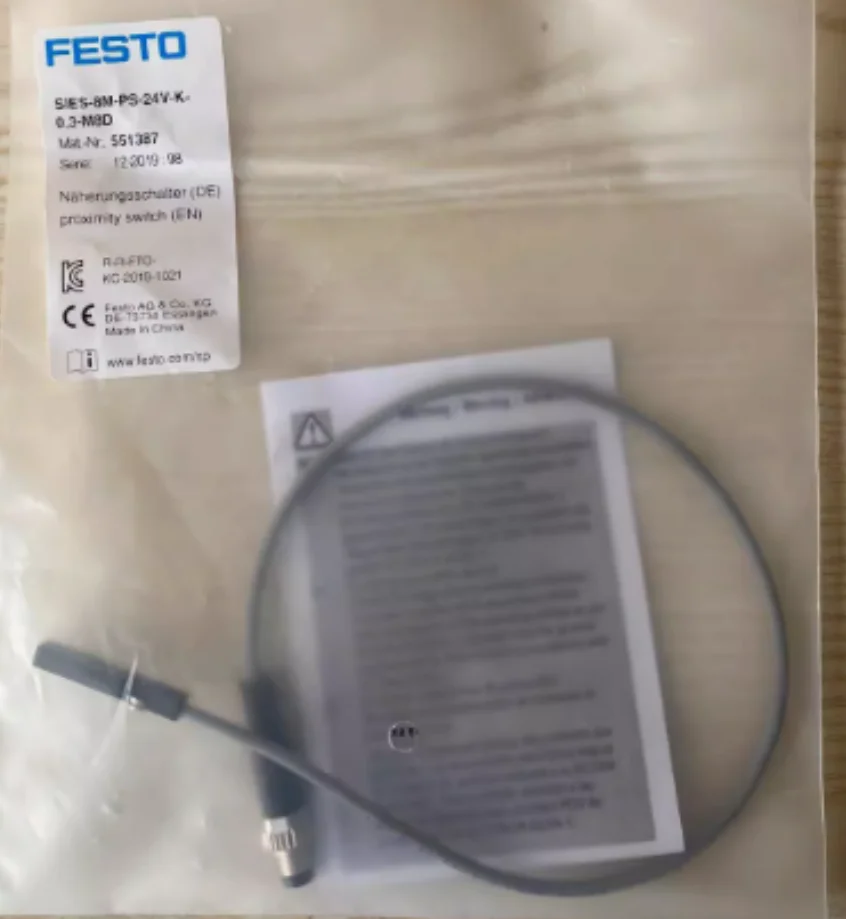 

New original FESTO Proximity switch SIES-8M-PS-24V-K-0,3-M8D 551387