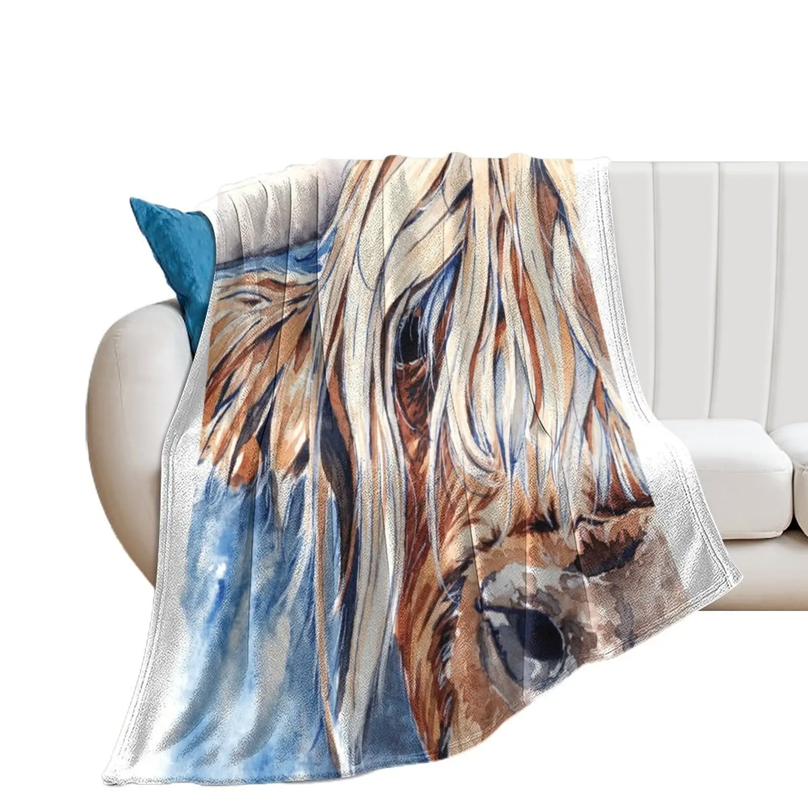 

Highland Cow Throw Blanket Travel Quilt Hairy Blankets For Baby Blankets