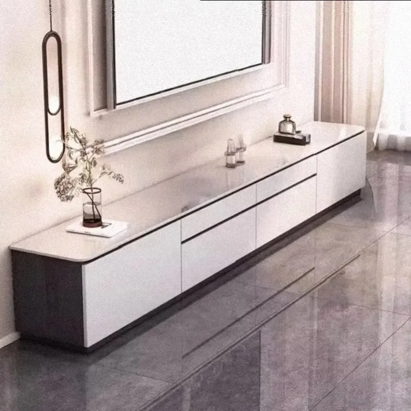 Storage Heavy Tv Stand Alone Extended Vertical Designer White Tv Cabinet Modern Nordic Minimalist Szafka Pod Telewizor Furniture