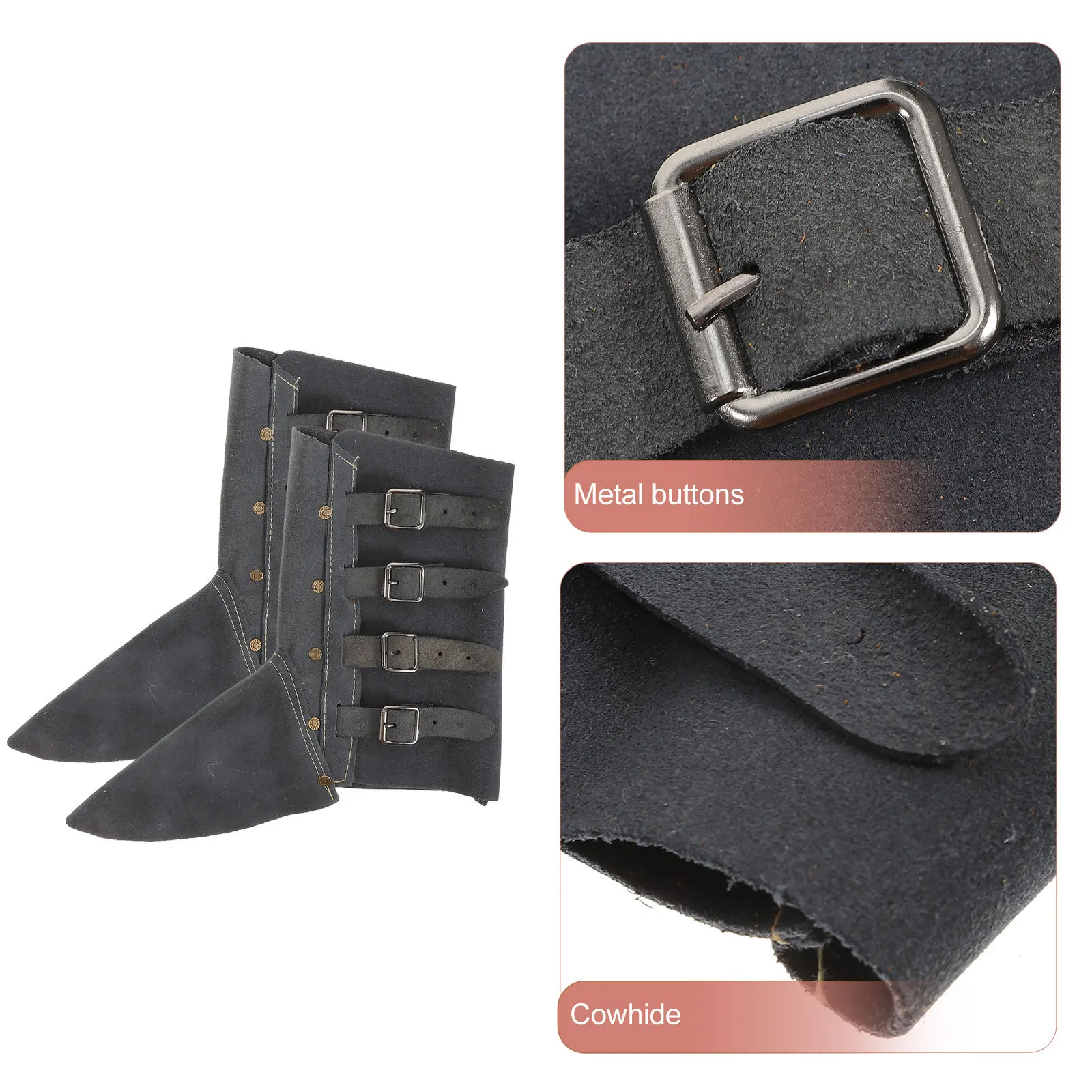 1 قطعة غطاء حماية لحام شديد التحمل مثبطات اللهب واقي القدم خفيف الوزن محمول لحام الحذاء الأزرق الداكن #1