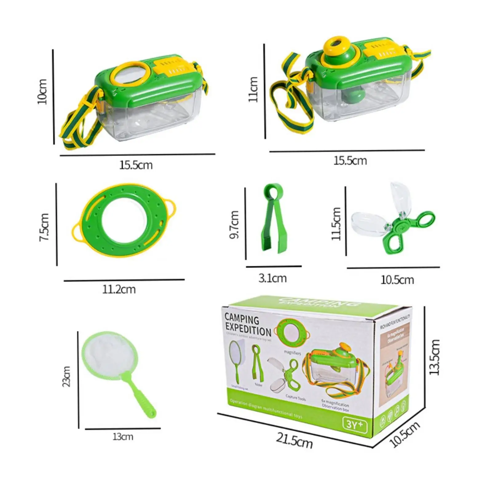 Catcher Set Role Activity Box Packaging Search Toy Set for Children 3+, Outdoor view 5