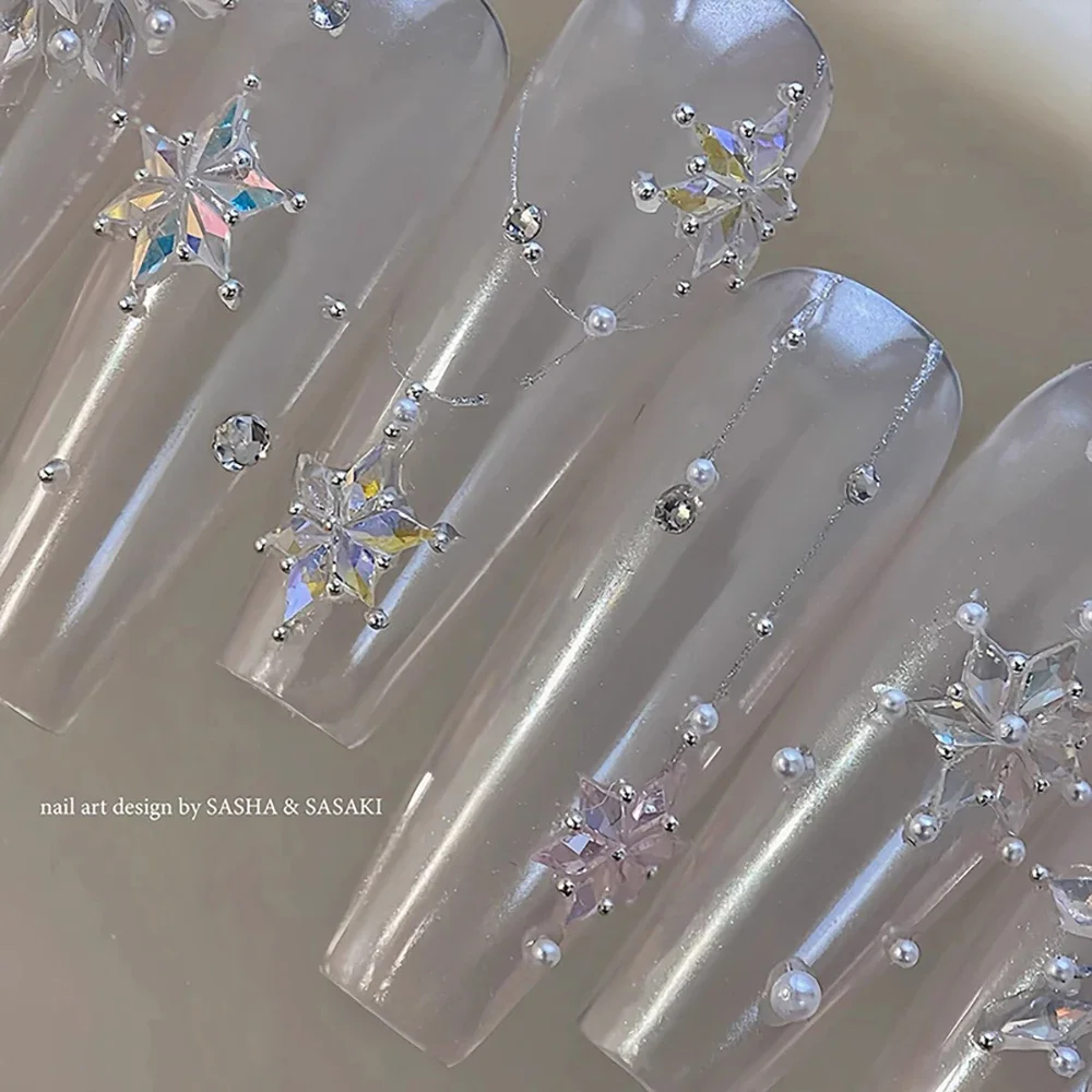 50Pcs Sparkling Mini Rhombus Zircon Nail Decoration Transparent Aurora Colorful Diamond Nail Rhinestones Decorations Nail Charms