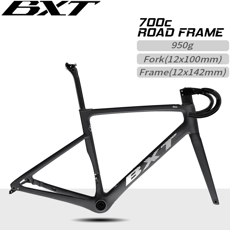 

Карбоновая рама шоссейного велосипеда BXT 2025, полный скрытый трос, дисковый тормоз, комплект рамы шоссейного велосипеда, карбоновая дорожная рама, легкий вес