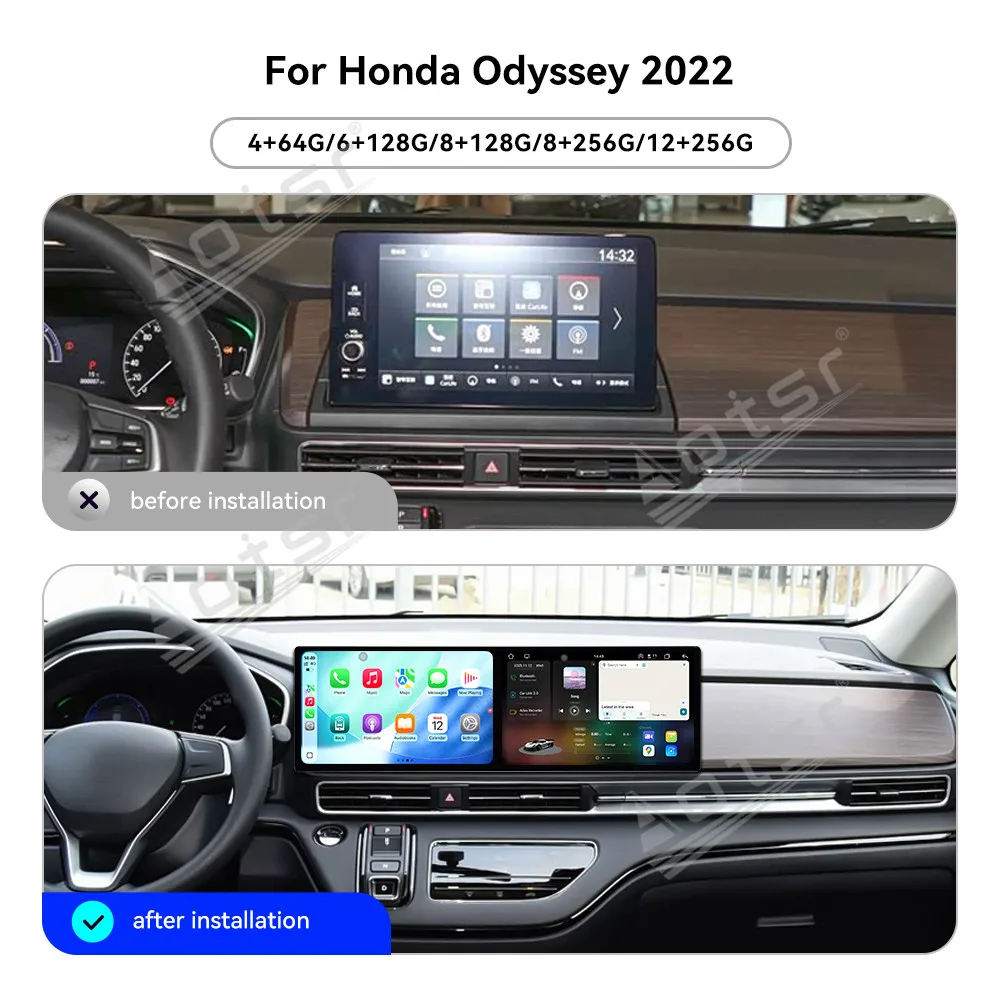 

HOT Sale Dual 10.1’’ Android 15 For Honda Odyssey 2022 Car Radio GPS Navigation CarPlay Screen Multimedia Player Head Unit