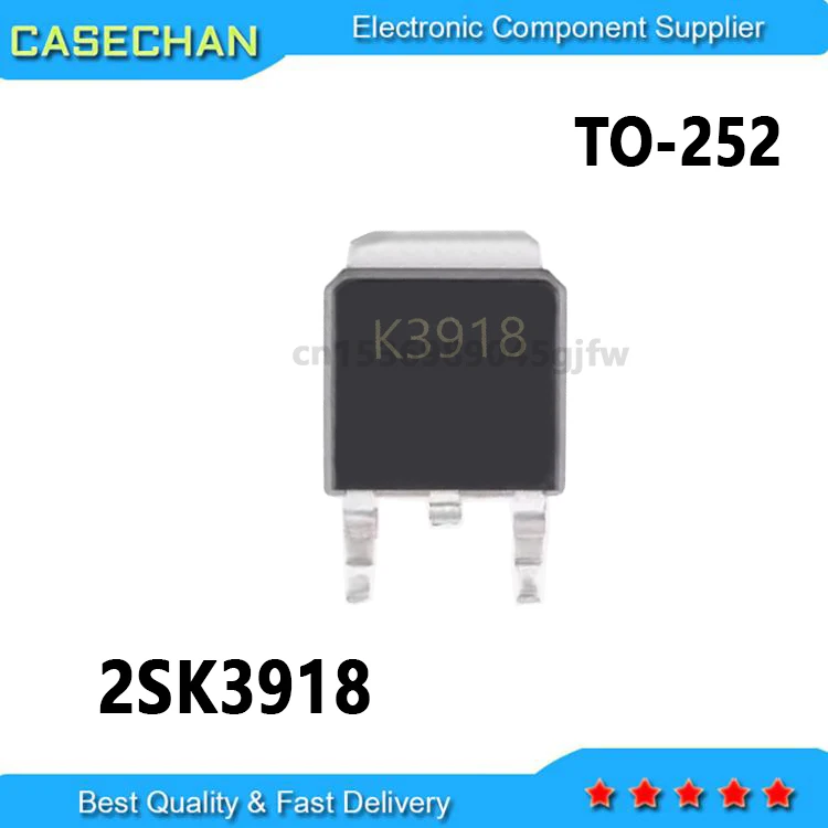 10Pcs  2SK3918 SOT252 K3918 SOT MOSFET SMD