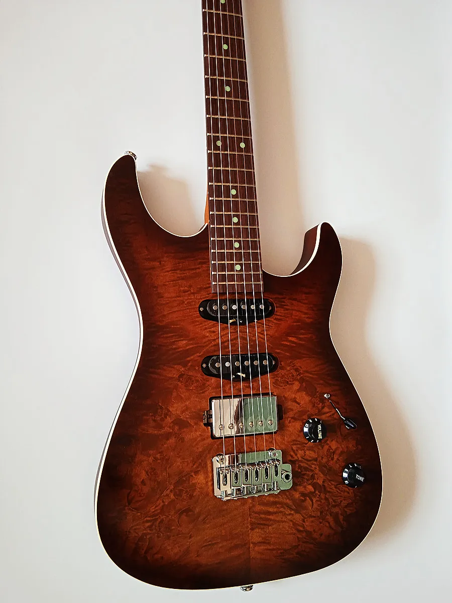 Electric Guitar 6 strings Roasted Maple