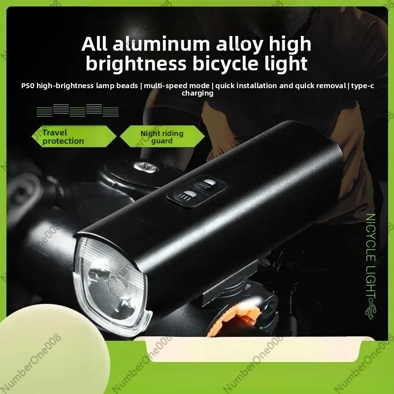 Bike Front Light Bright 5000 Lumen USB Rechargeable Bicycle Headlight Aluminum Super Bright for Night Riding