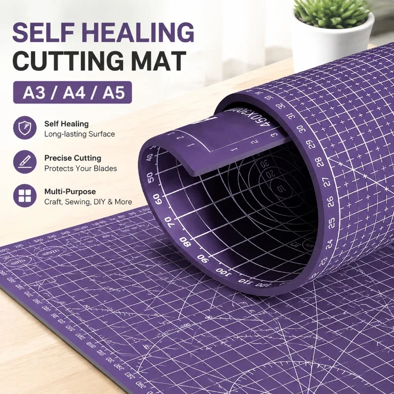 A5‑size Upgrade A4 Cutting Mat Art Carving Engraving Craft Pad Knife‑scratch Resistant Manicure‑DIY Hobby Accessory Supporting