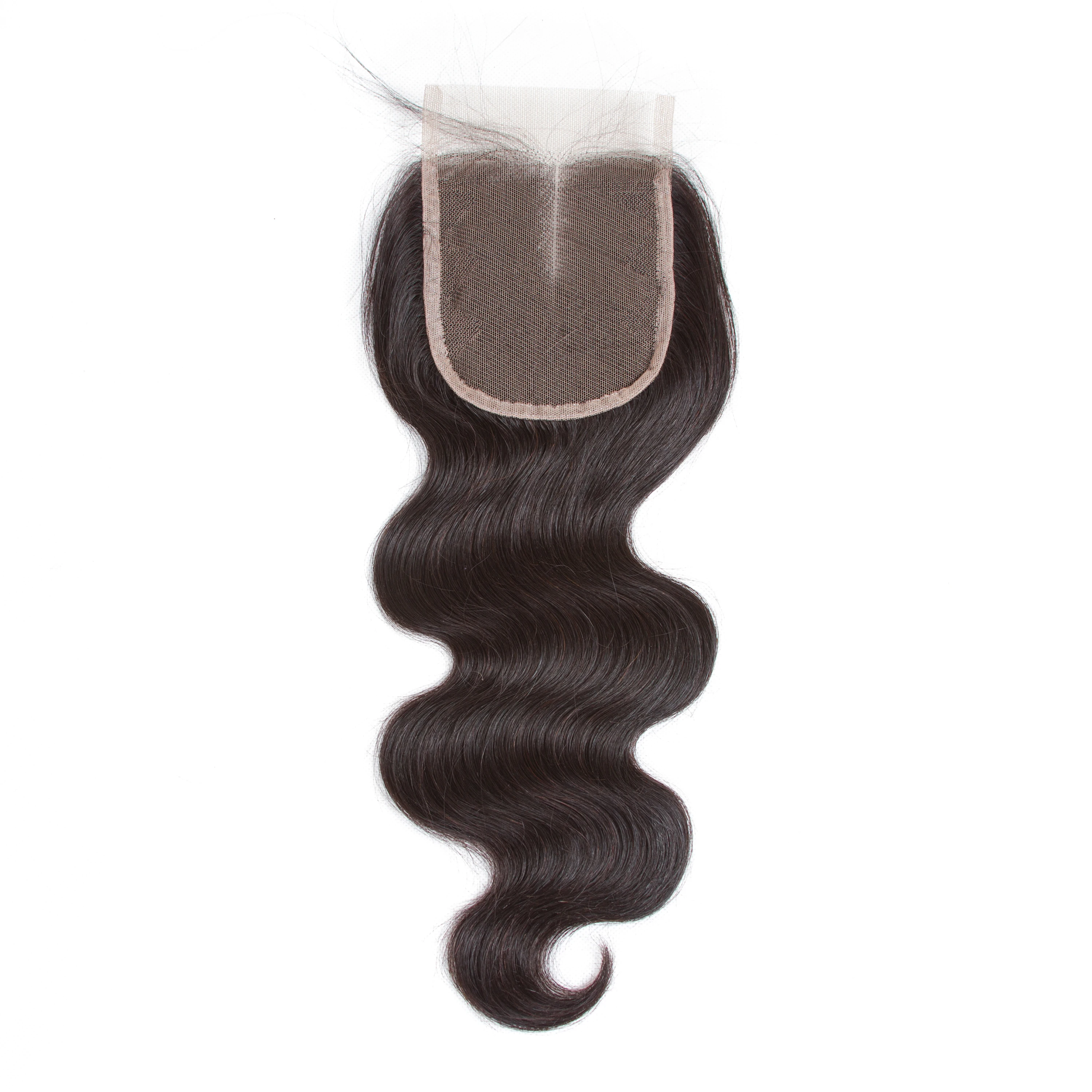 

4x4 HD Transparent Lace Closure Human Hair Pre-plucked Brazilian Body Wave Lace Closures Only Remy Hair Wholesale Price