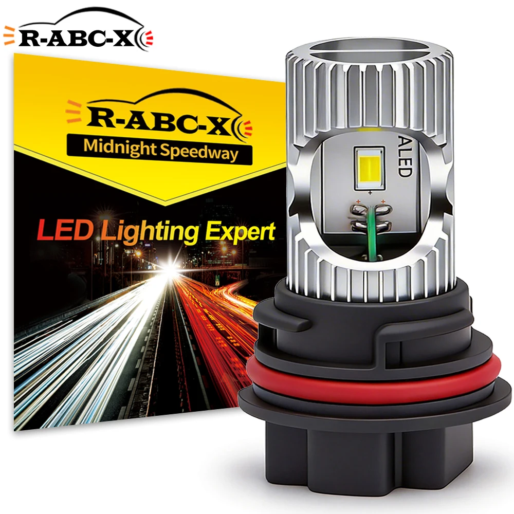 Motorcycle Headlight Bulb PH11 LED High Low Beam Super Bright 6000K 12-80V Scooter Lamp Replacement Halogen 3750SMD Chips 1Pcs