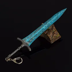 Dark Moon Greatsword Elden Anime Jeu Épées Périphpopularité, Arme Modèle, Accessoires Porte-clés, Ornements Cadeaux Jouets pour Garçons, 21cm