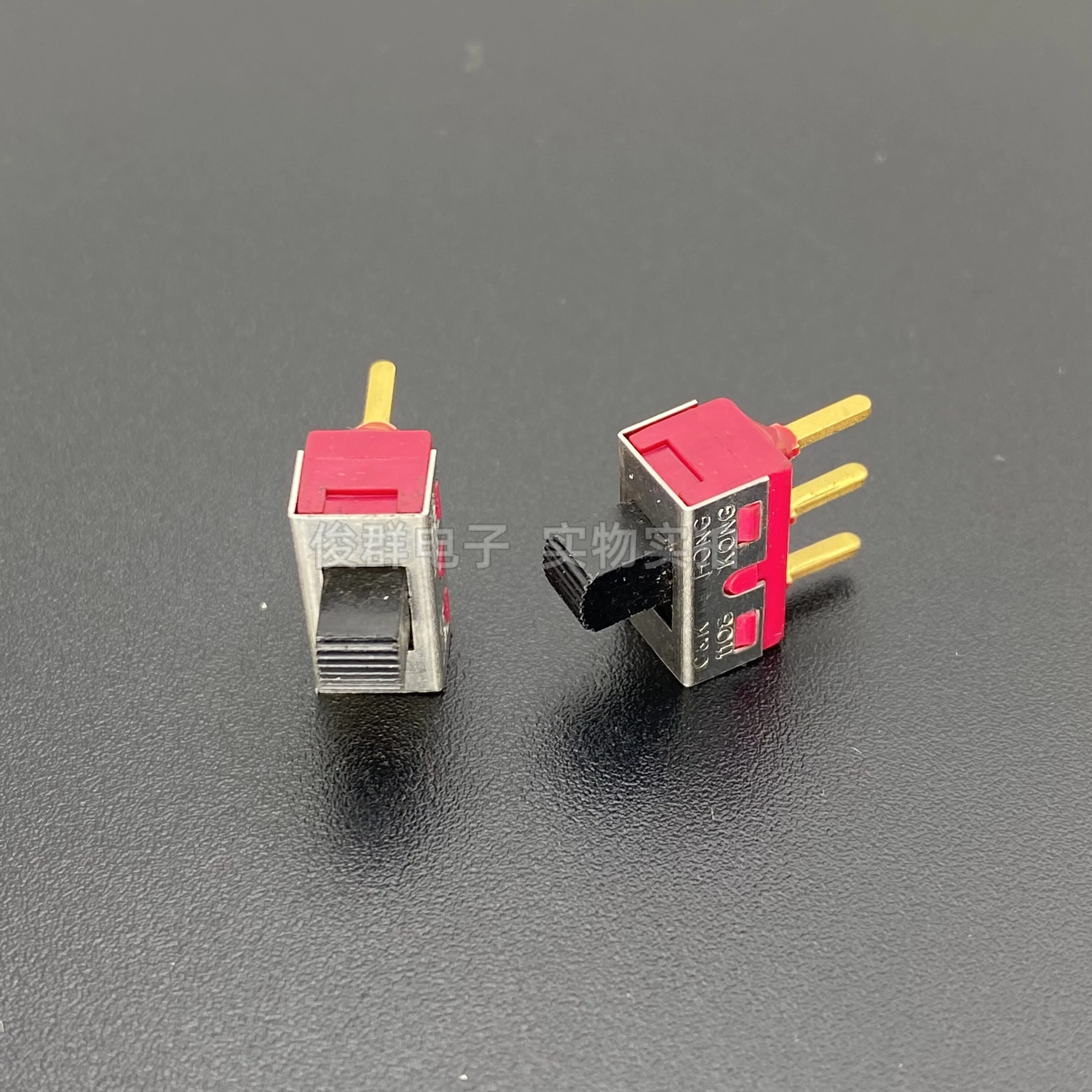5PCS/ 1108 rebound reset toggle switch tripod two-speed 0.4 VA MAX sliding in-line vertical ck