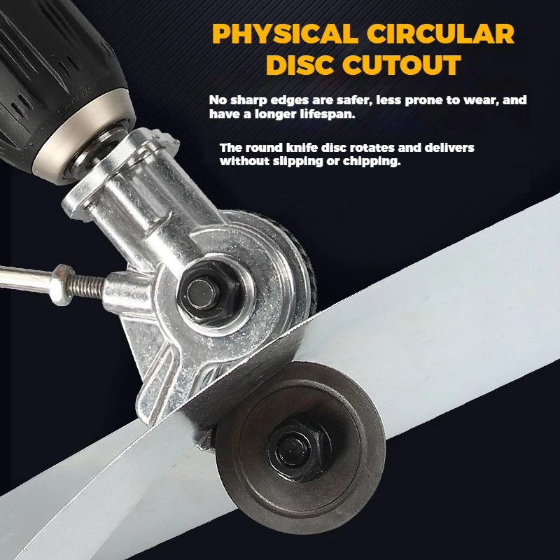 Electric Drill Plate Cutter Metal Sheet Cutting Tool Multi-Function Conversion Lithium Drill Universal Punching Scissors Machine