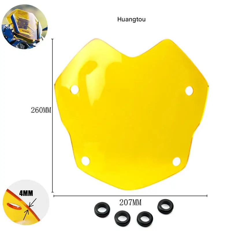 For R1250GS ADV R1200GS Racing Sport Taller Small Windshield - Motorcycle Fairing Upgrade for Enhanced Riding Experience