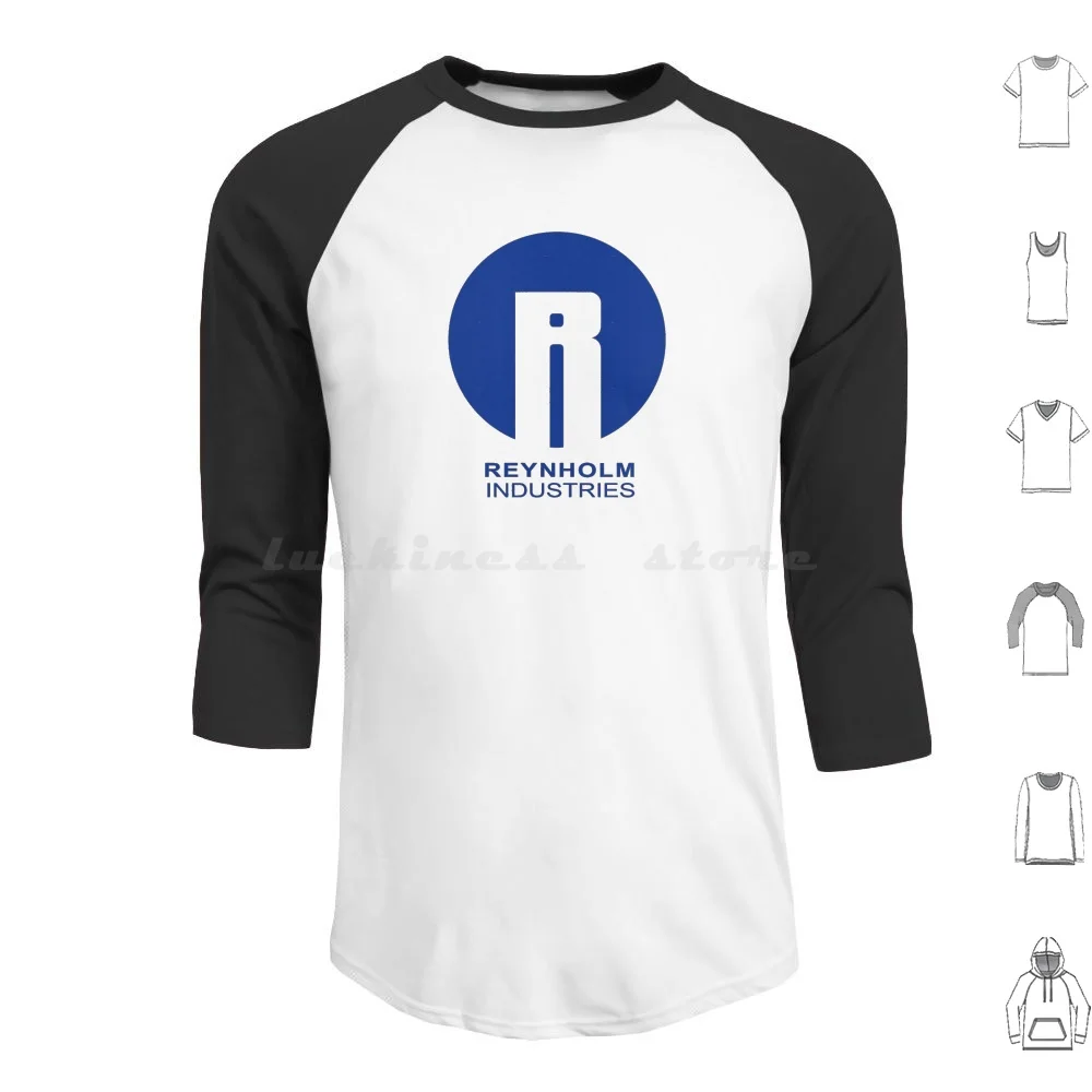 سترة بغطاء للرأس من Reynholm Industries بأكمام طويلة من القطن It It Crowd The It Crowd Tv Show Episode Chris Odowd Richard Ayoade Katherine