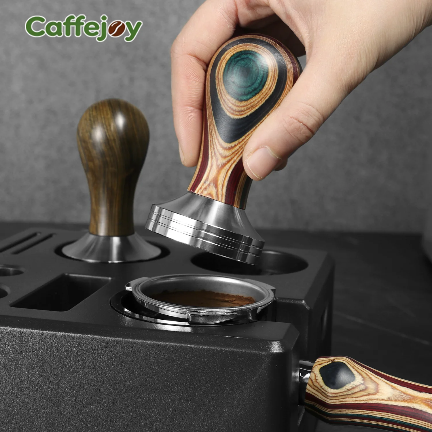 CAFFEPRO Coffee Tamper for Delonghi Breville Gaggia Lelit Portafilter Espresso Accessories Barista Tools 51mm 53mm 57mm 58.5mm