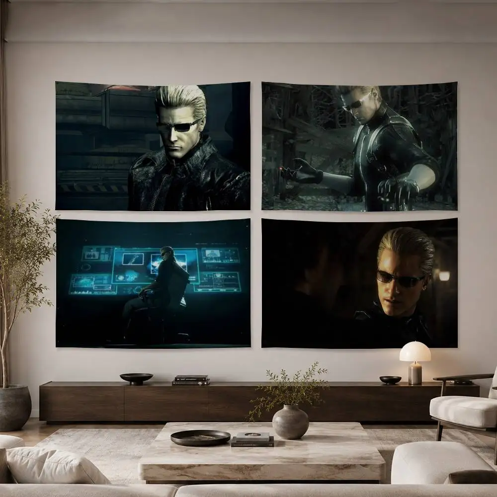 

Cool A-Albert W-Wesker Flag Outdoor Decorations for Bedrooms Home Decor Items Decoration Banners