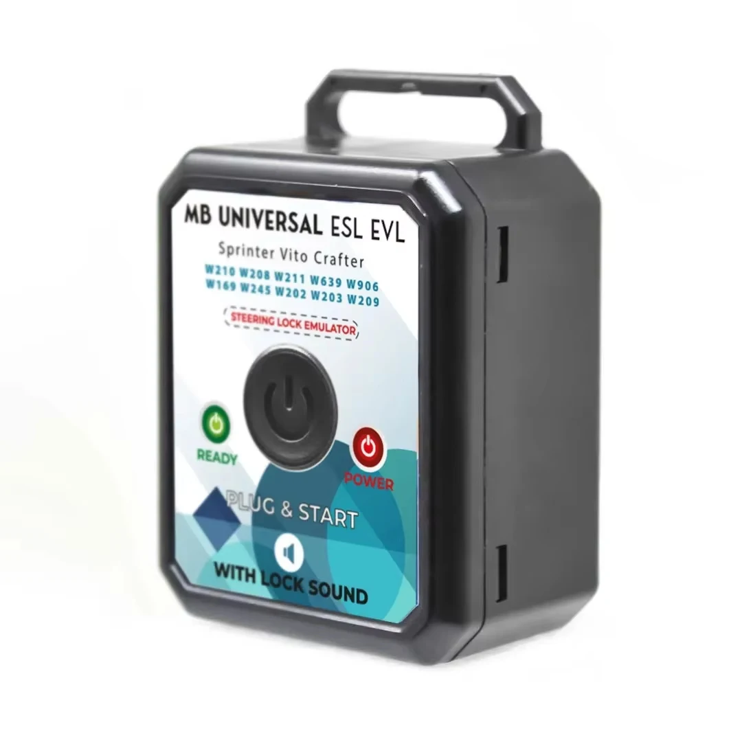 2026 لـ MB - ESL ELV - لسيارة Mercedes Benz لمحاكي قفل التوجيه VW Crafter Sprinter مع صوت القفل