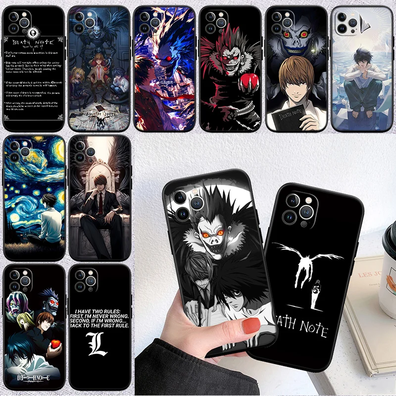 Death Note Phone Case for Samsung Galaxy A11 A12 A13 A15 A52S A53 A55 A56 A70 A71 A72 A73 F06 F16 F56 S10 Plus S10e