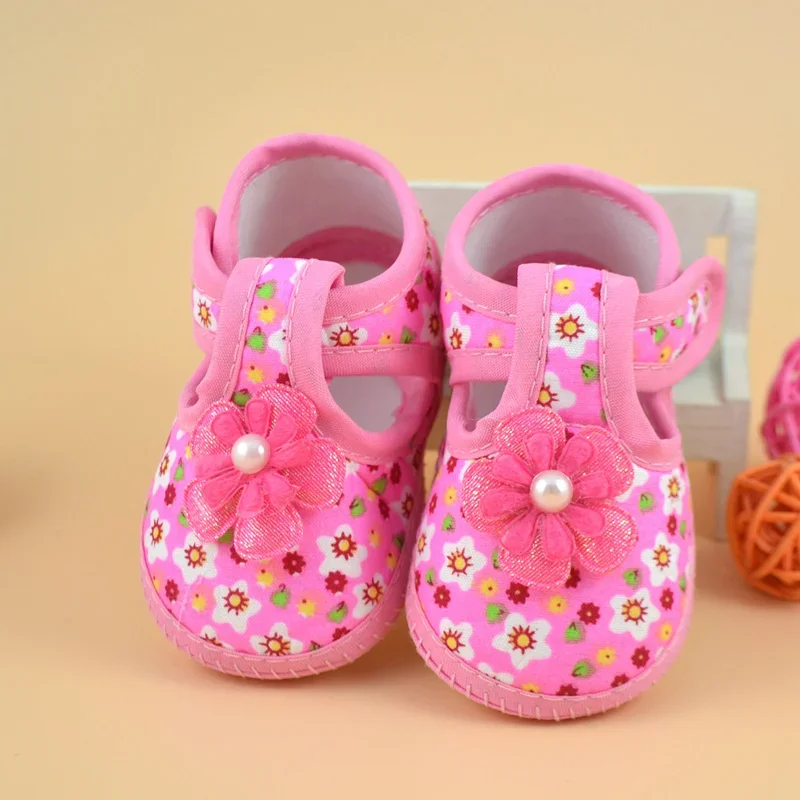0-4 months newborn baby shoes cute flower sports shoes for  babies comfortable and lightweight indoor walking shoes