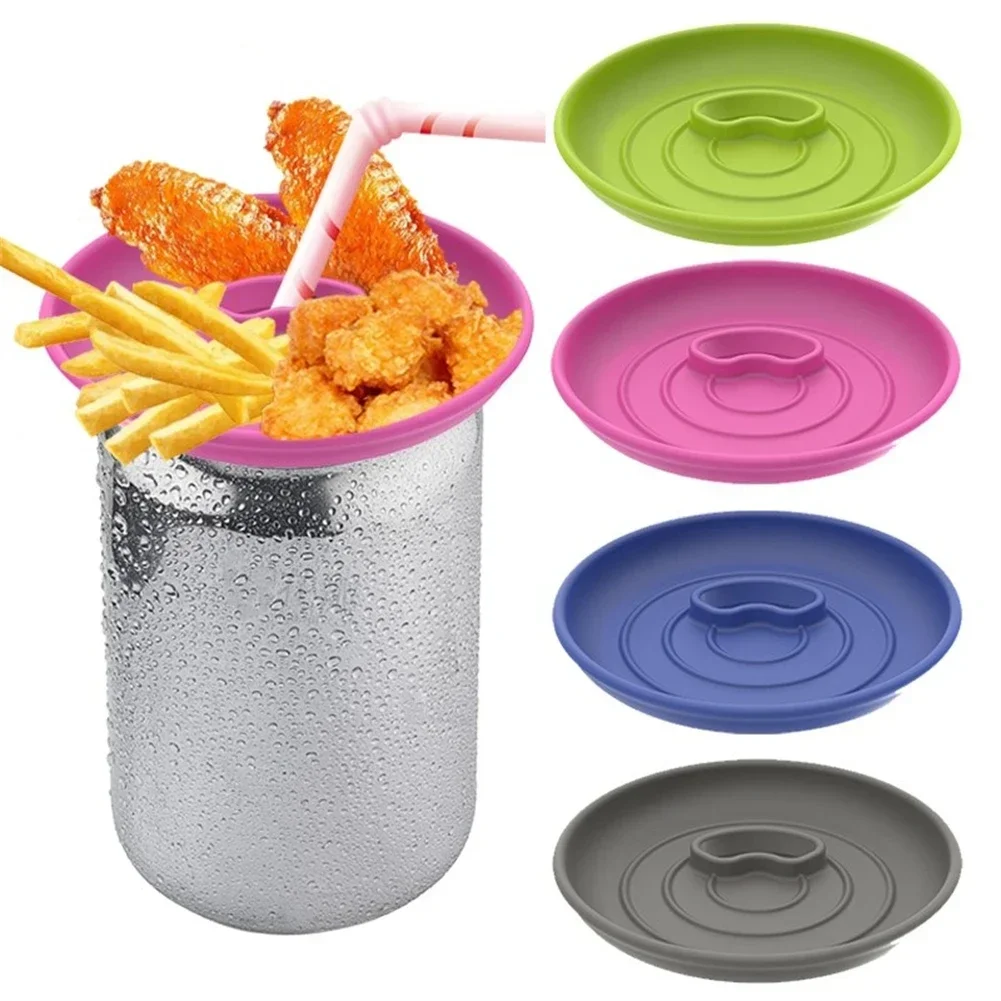 Can Topper Tray Beer Can Snack Tray Large Capacity Multipurpose Tray Outdoor Snacking Snack Organizer Holiday Gatherings