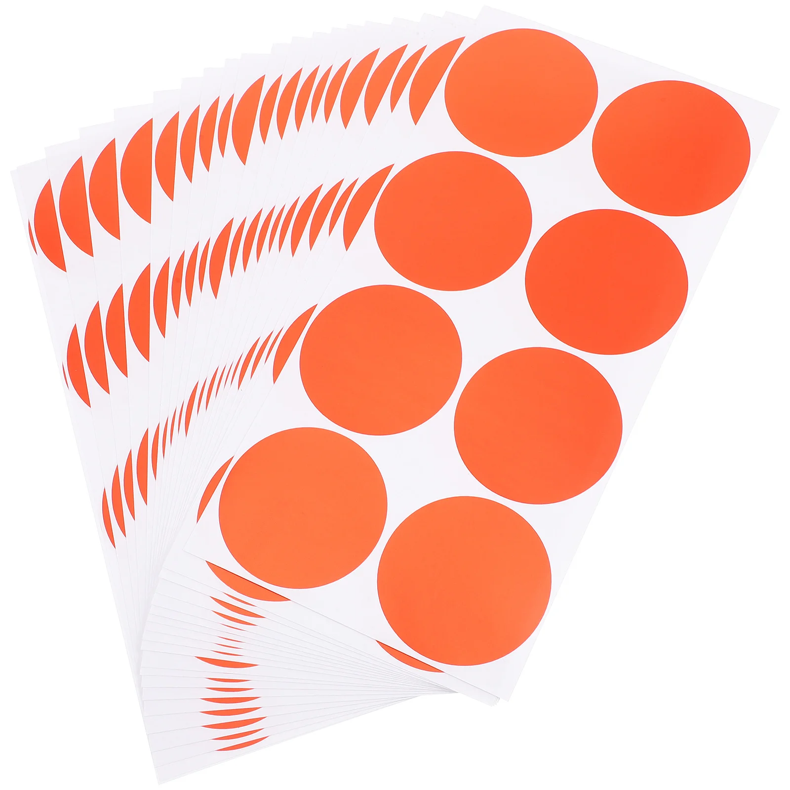 20 Sheets Colorful Dot Stickers Round Labels For Organization Coding Home School Office Pvc Reusable Label Stickers Assorted