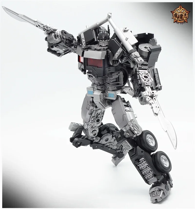 W magazynie! MHZ TOYS transformacja MHM-01B MHM01B czarny OP COMMANDER 20CM KO SS102 SS-102 figurka Robot zabawki