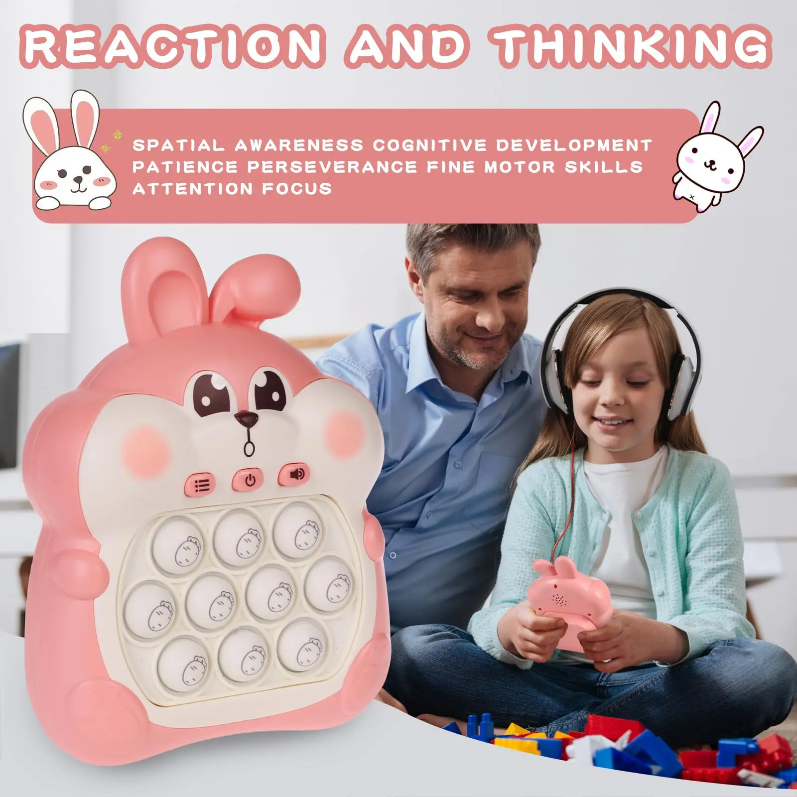 Quickly Pop Push Ular Fidget Toys for Children Aged 3-18 To Play Puzzle Games with Sensory Toys for Relaxation and Stress Relief