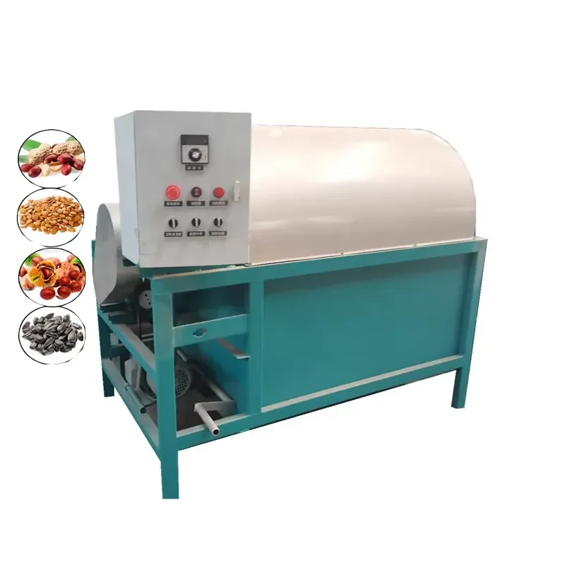 Cost Chestnuts peanuts Melon Seeds Pine Nuts Drum Peanut Roaster Machine Electric Small Coffee Roaster for Sale