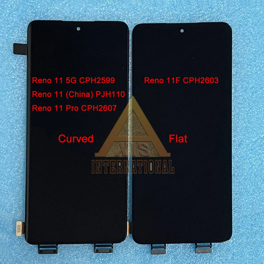 6.7\'\' Original AMOLED For Oppo Reno 11 CPH2599  (China)  PJH110 Reno 11F CPH2603 LCD Display Screen+Touch For Reno11 Pro CPH2607