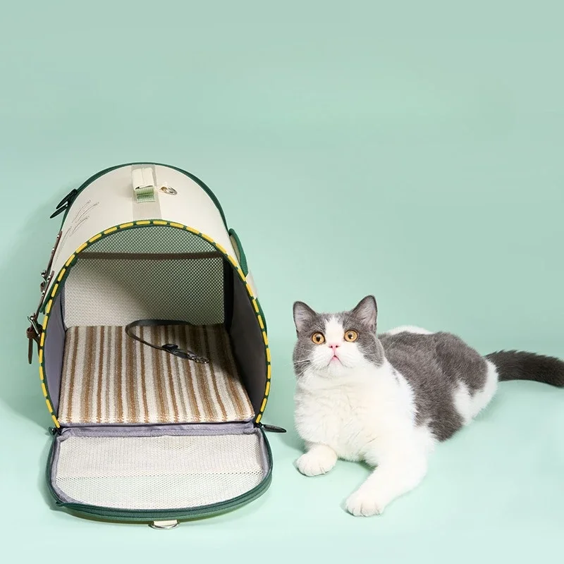 Multifunctional Outdoor Pet Nest Backpack Portable Handheld Single Shoulder Travel Bag for Small Pets