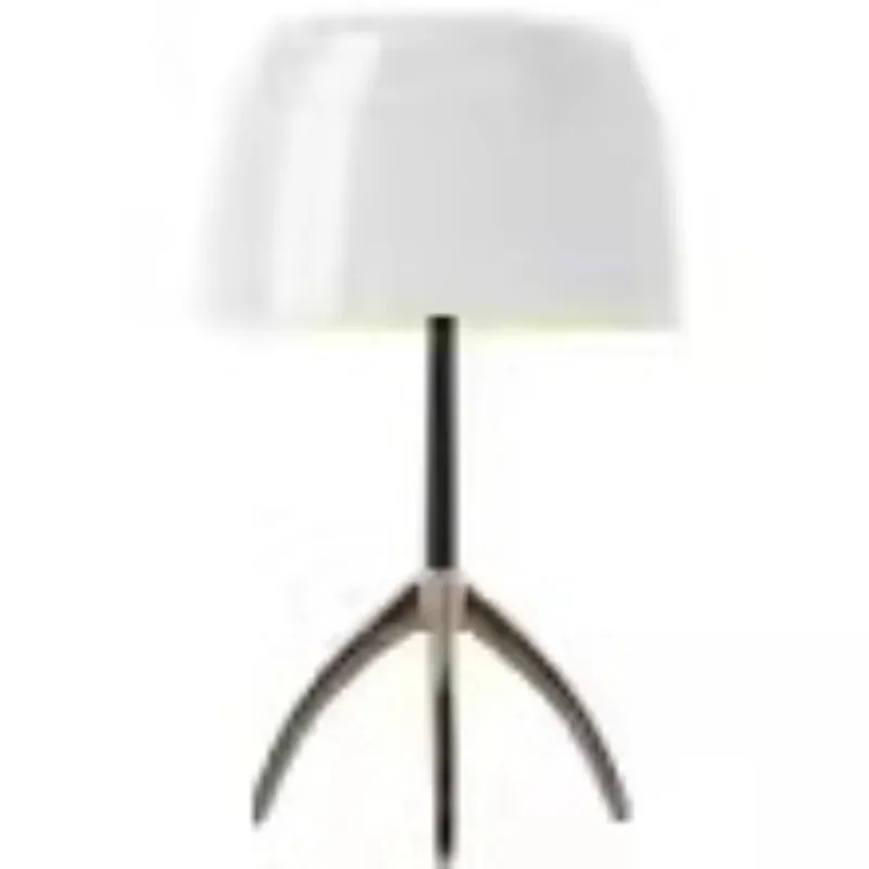 Light luxury, modern and simple bedroom decoration, bedside study, living room glass, personality, full copper desk lamp