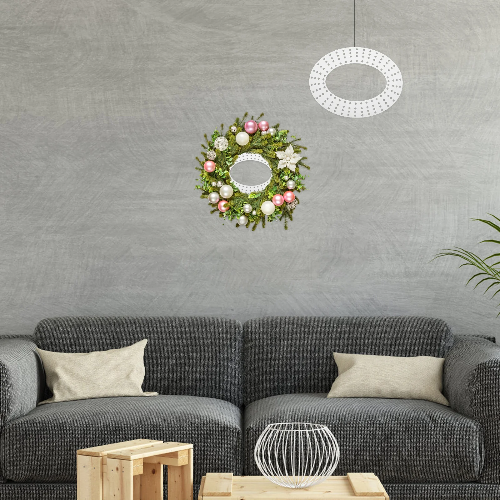 

Acrylic Wreath Boards Clear Craft Frames For Diy Christmas Wedding Home Decor Display Stands Transparent Base Forms